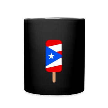 Puerto Rico - Tasse einfarbig - Schwarz - Vorne