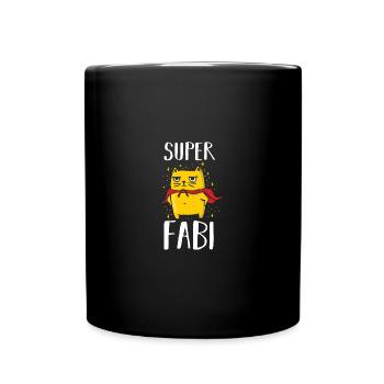 Fabien - Mug uni - noir - Devant