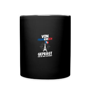 Français Français France - Mug uni - noir - Devant