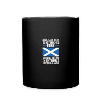 Scots Scottish Scotland - Full Colour Mug - black - Front