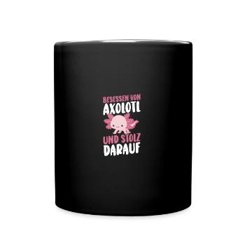 Axolotl - Mug uni - noir - Devant
