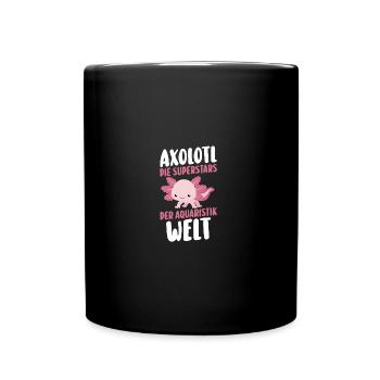 Axolotl - Mug uni - noir - Devant