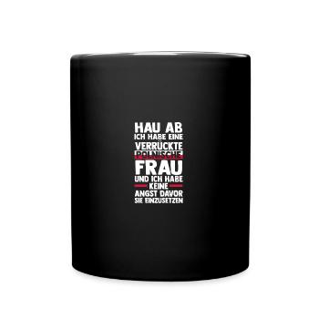 Pole Polen - Tasse einfarbig - Schwarz - Vorne