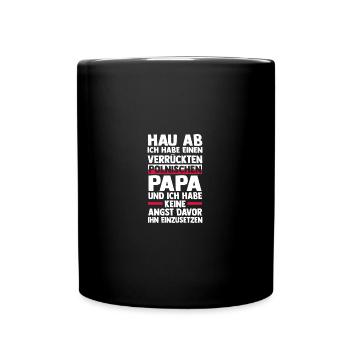 Pole Papa Vater Polen - Tasse einfarbig - Schwarz - Vorne
