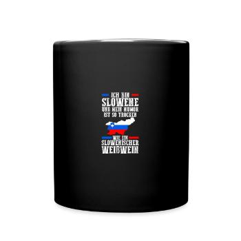 Slovènes Slovénie - Mug uni - noir - Devant