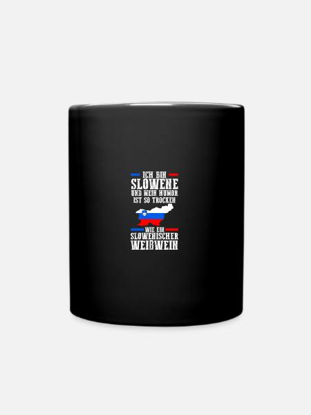 Slowenen Slowenien - Tasse einfarbig - Schwarz
