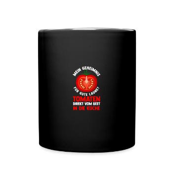 Jardinier Tomate Jardin Fermier - Mug uni - noir - Devant