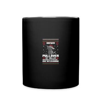 Père Noël Fête de Noël Noël Chats - Mug uni - noir - Devant