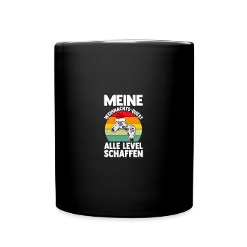 Père Noël Gaming Noël Noël - Mug uni - noir - Devant