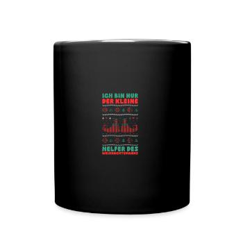 Père Noël Noël Elfe de Noël - Mug uni - noir - Devant