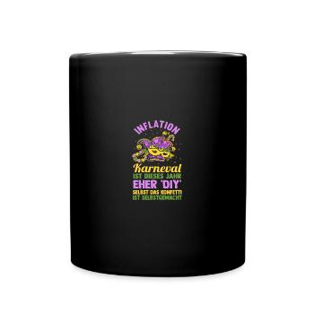 Costume de carnaval Carnaval - Mug uni - noir - Devant
