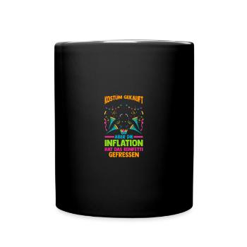 Costume de carnaval Carnaval - Mug uni - noir - Devant