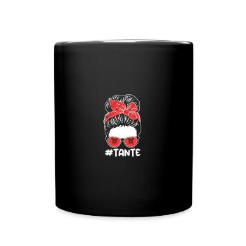 Darts Player Aunt Darts - Full Colour Mug - black - Front