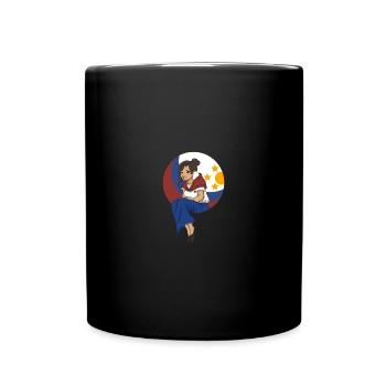 Philippinen Filipina Stolz Flagge Pinay I Geschenk - Tasse einfarbig - Schwarz - Vorne