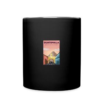 Guatemala Guatemalan Flagge DNA I Geschenk - Tasse einfarbig - Schwarz - Vorne