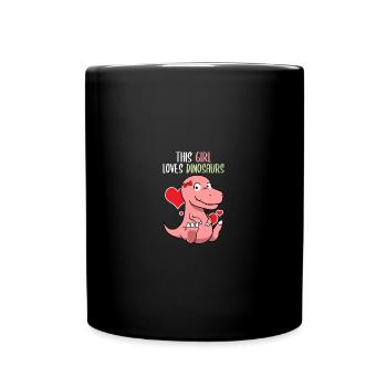 Dinosaur T-Rex Tyrannosaurus Rex I Gift - Full Colour Mug - black - Front