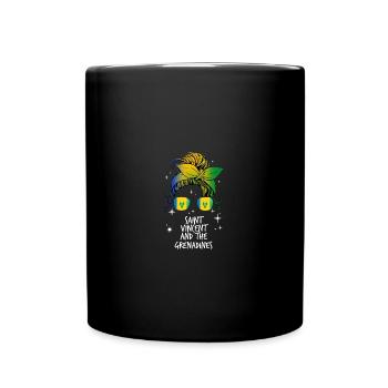 Saint Vincent and the Grenadines - Full Colour Mug - black - Front