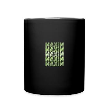 Don pour Maxim - Mug uni - noir - Devant