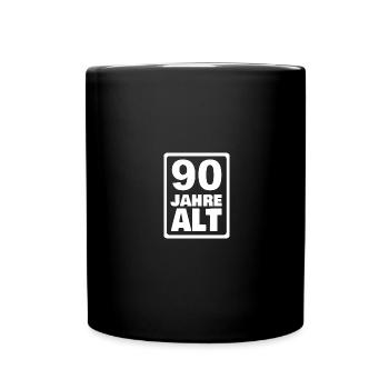 90 - Full Colour Mug - black - Front
