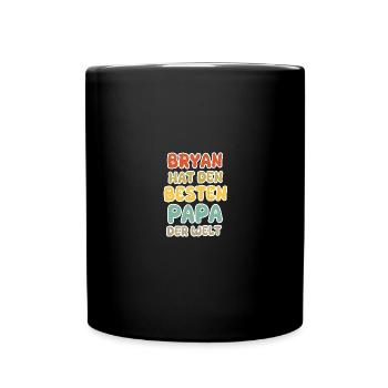 Geschenk für Bryan - Tasse einfarbig - Schwarz - Vorne