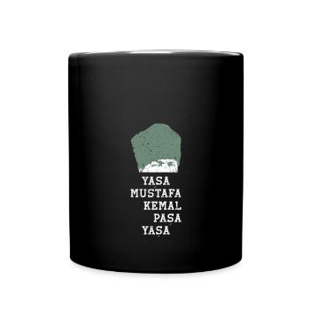 Atatürk Turquie Souverain Mustafa Kemal Silhouette - Mug uni - noir - Devant