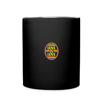 Gay Heart Gay Lesbienne Lesbienne Cadeau - Mug uni - noir - Devant