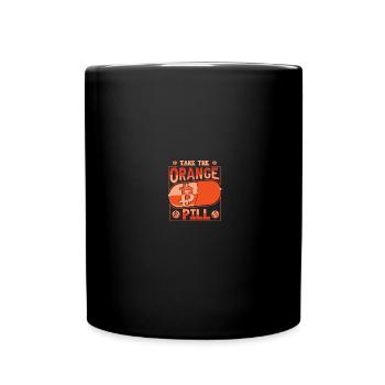 Bitcoin Plan B BTC Satoshi Crypto Hodl Maximalist - Full Colour Mug - black - Front