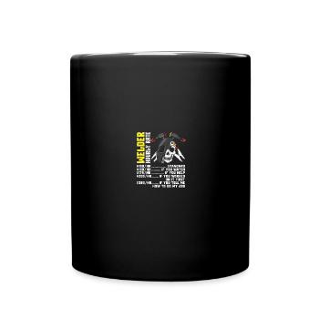 Profession de soudeur Chaleur Acier Gaz WIG MAG Soudage - Mug uni - noir - Devant