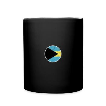 Bahamas Drapeau Bahaman Bahaméen - Mug uni - noir - Devant