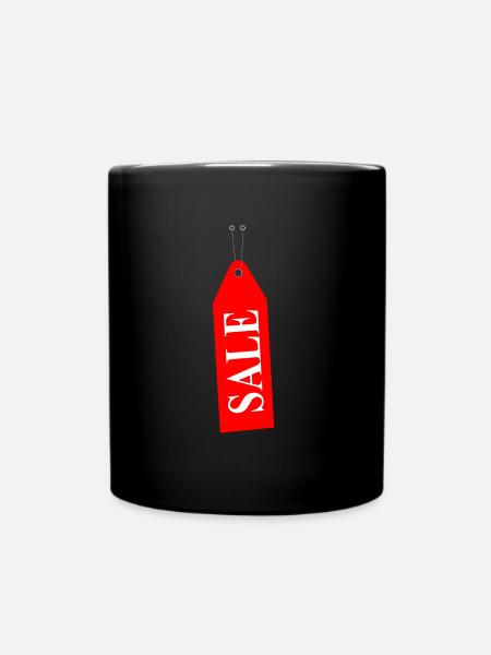 SALE - Sale - Discount - Full Colour Mug - black