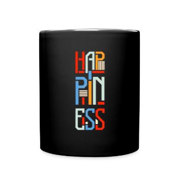 Happy Positive Money - Full Colour Mug - black - Front