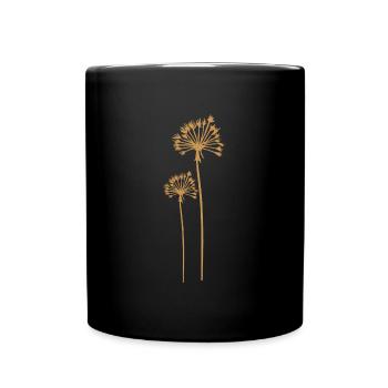 Pissenlits, pissenlits - Mug uni - noir - Devant