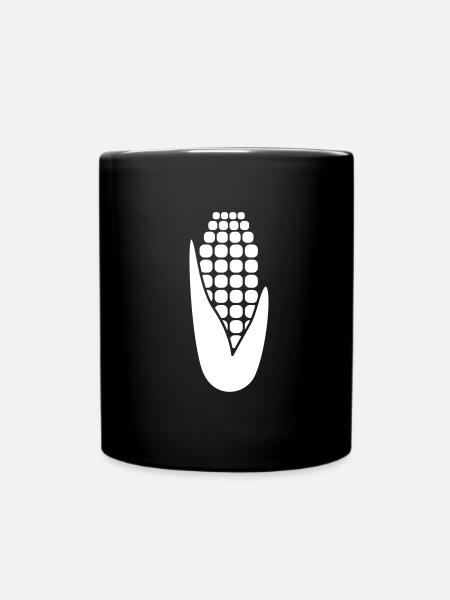 Mais - Tasse einfarbig - Schwarz