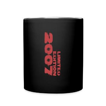 Limited Edition 2007 – 18th Birthday 2025 - Full Colour Mug - black - Front