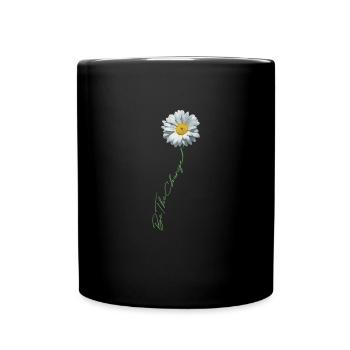 Be The Change Respect Tolerance & Humanity - Full Colour Mug - black - Front