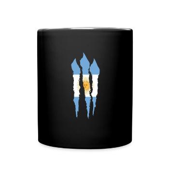 Argentina Flag South America Argentine Flag - Full Colour Mug - black - Front