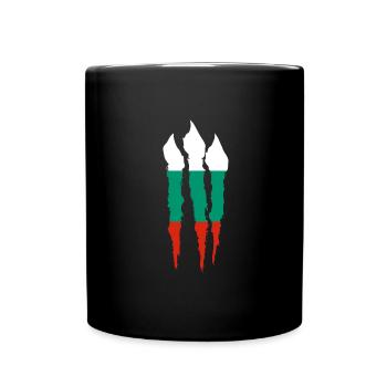 Drapeau bulgare Drapeau bulgare Sables d’or - Mug uni - noir - Devant
