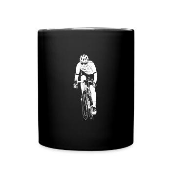 Cycling - Road Cyclists - Cycling Races - Full Colour Mug - black - Front