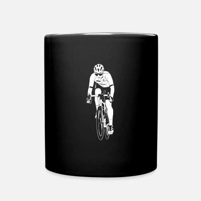 Radsport - Rennradfahrer - Radrennen - Tasse einfarbig - Schwarz