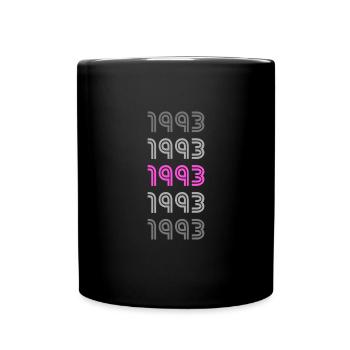 Année 1993 - Mug uni - noir - Devant
