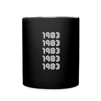 Style 1983 - Tasse einfarbig - Schwarz - Vorne