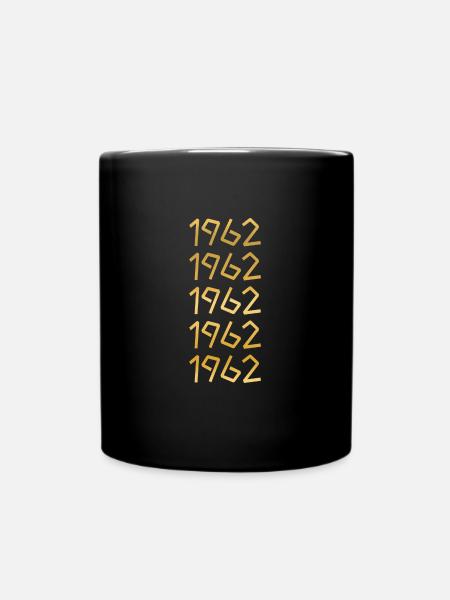 Jahr 1962 - Tasse einfarbig - Schwarz