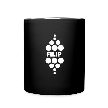Filip - Tasse einfarbig - Schwarz - Vorne