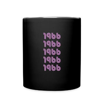 Style 1966 - Tasse einfarbig - Schwarz - Vorne