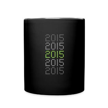 2015 - Tasse einfarbig - Schwarz - Vorne