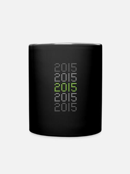 2015 - Tasse einfarbig - Schwarz