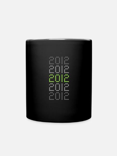 2012 - Tasse einfarbig - Schwarz