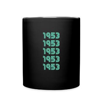 Year of birth 1953 - Full Colour Mug - black - Front