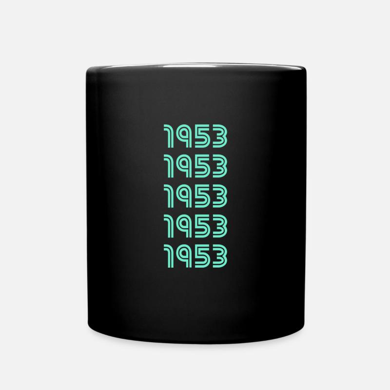 Geburtsjahr 1953 - Tasse einfarbig - Schwarz