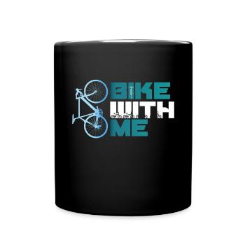 faire du vélo avec moi Fahrrad Rad bmx MTB Rennrad blau Team - Mug uni - noir - Devant